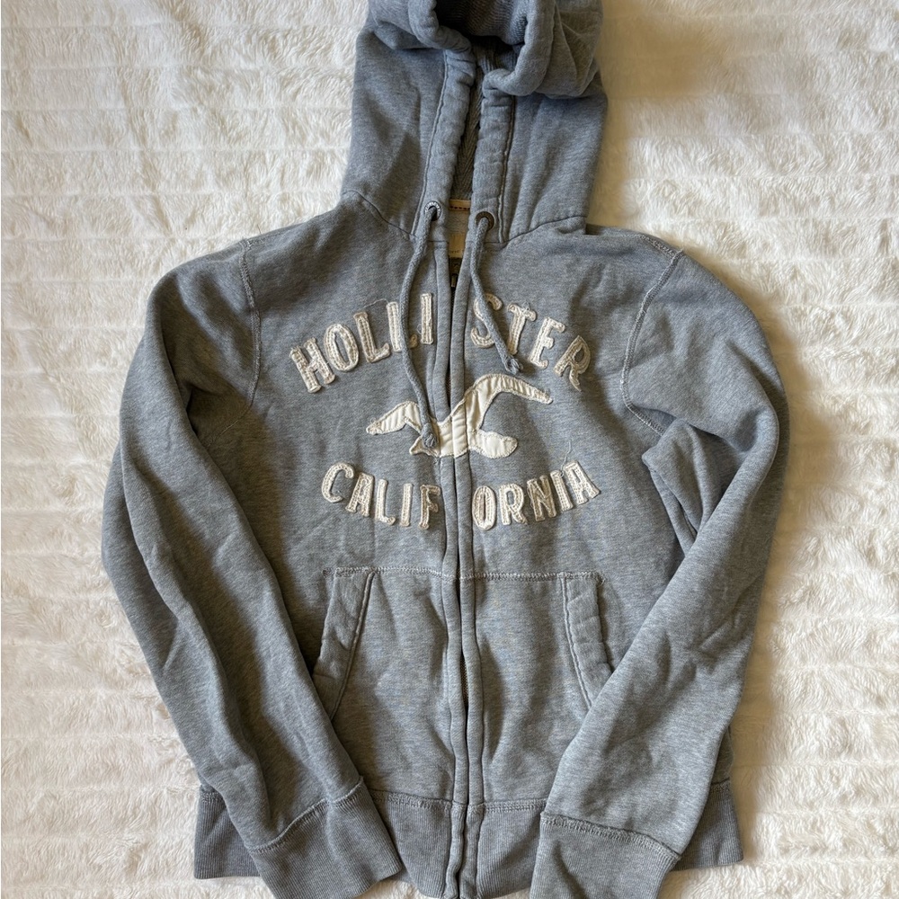 Hollister Gray Sweatshirt Hoodie